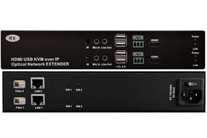 BE-962b IP based Dual HDMI with USB KVM Extender over UTP and SFP Fiber