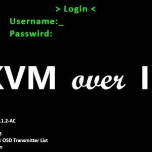 AV-952x KVM over IP Access Control - User Login