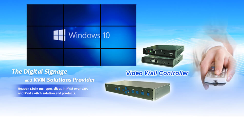 AV-952x KVM over IP for Digital Signage and Control Room