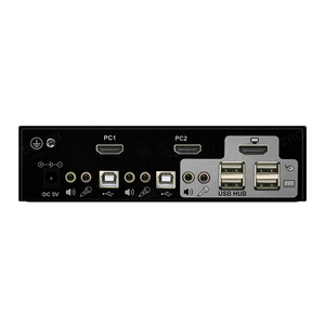 2-port single HDMI KVM switch